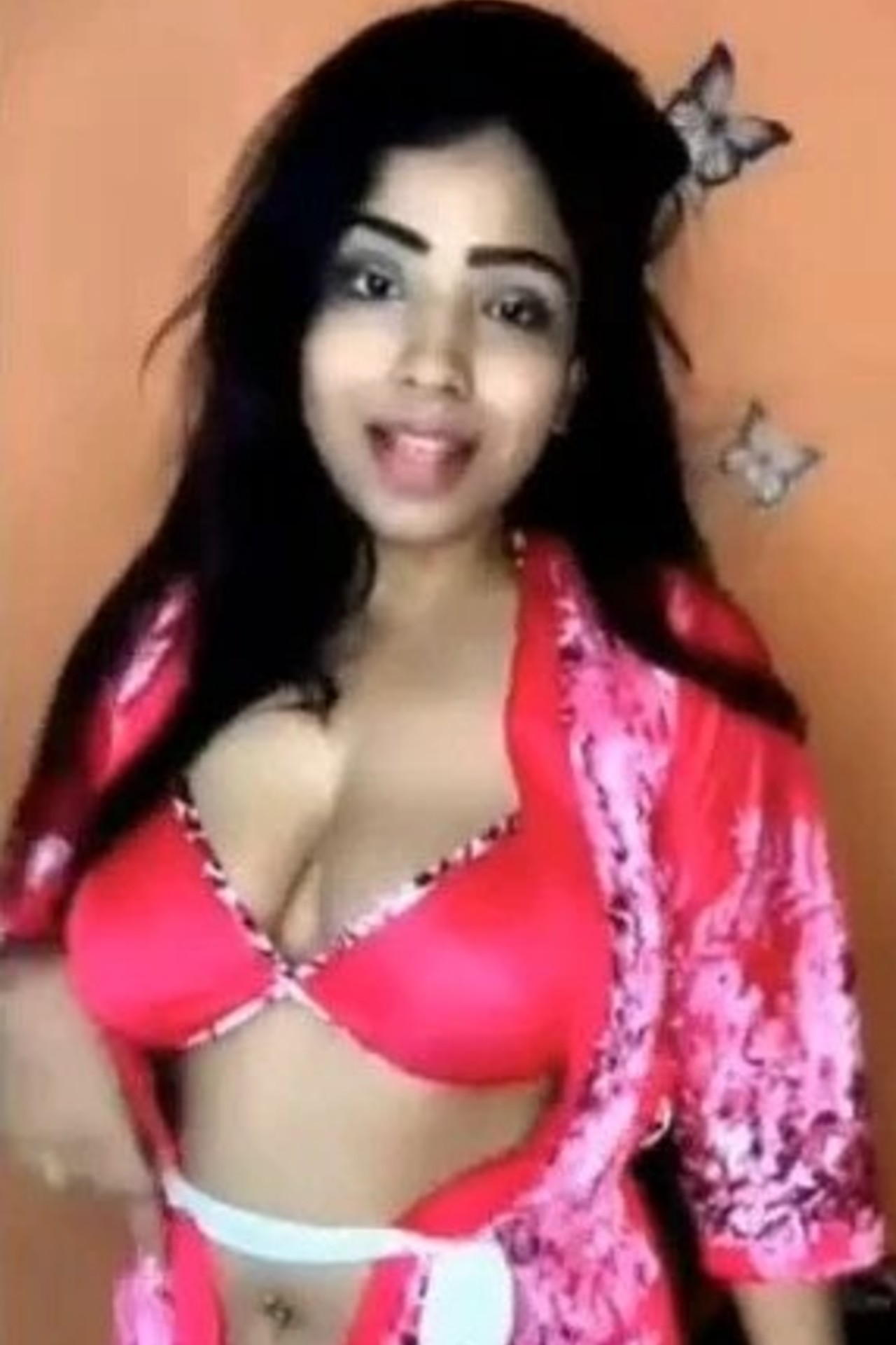 Aayushi Bebo on Tango Pvt Cream on Boobs Massage Hot Dance