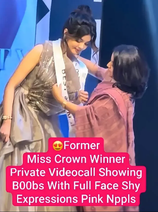 Former Miss Beauty Contest Crown Winner Latest Most Exclusive Paid Private Videocall Showing B00bs with Full Face Shy Expressions Pink Npples!! Don't Miss
