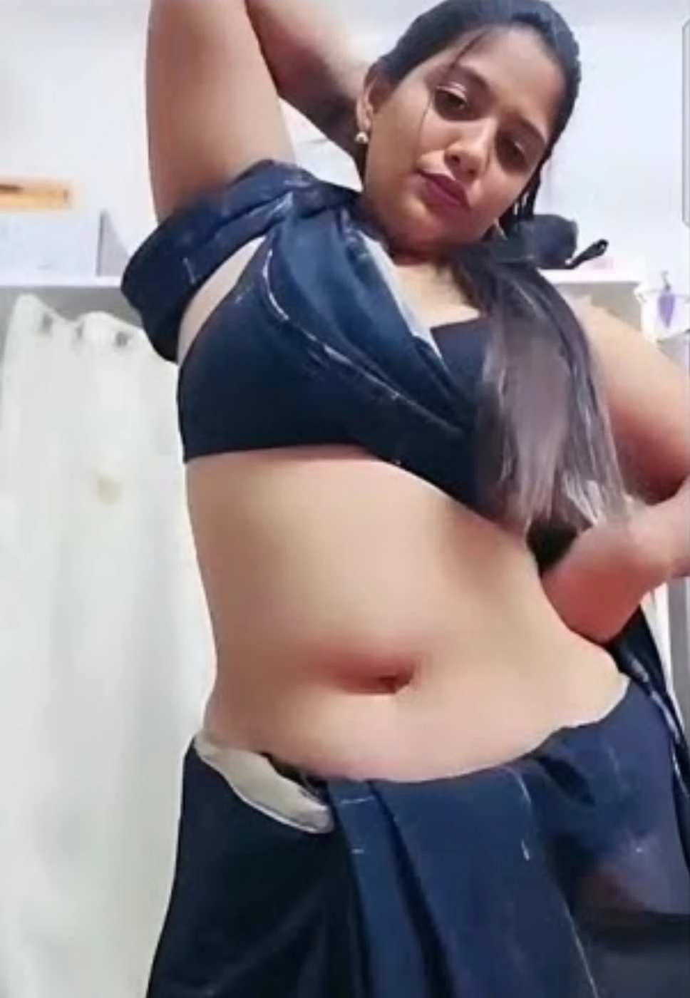 Hot Paid BBW Sexy Tango Aunty Anu Sexy Nude Dancing For Client in Live Stream
