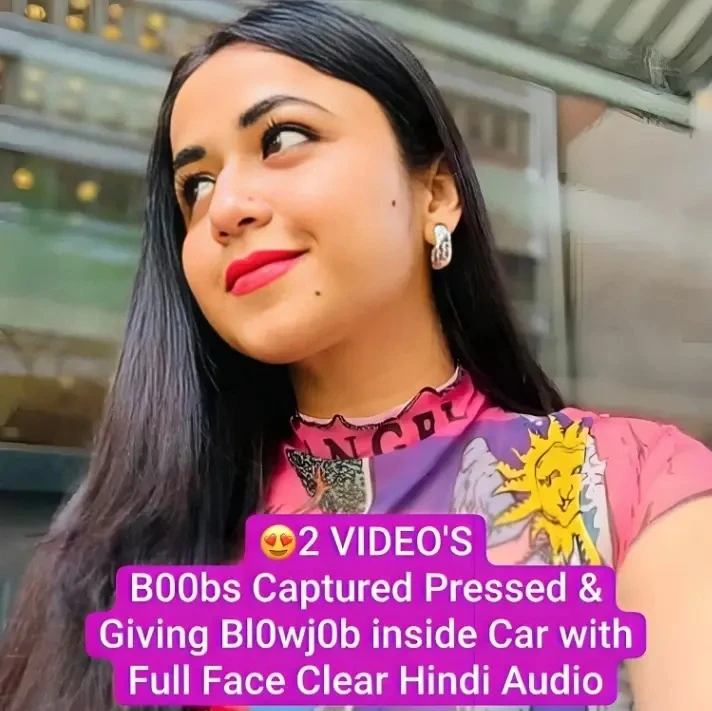 😍Beautiful Insta Girl Diksha Latest Trending Total 2 VIDEO'S Boobs Captured, Pressed & Giving Blowjob inside Car 🚗 with Full Face Clear Hindi Audio💦!! 😍💥